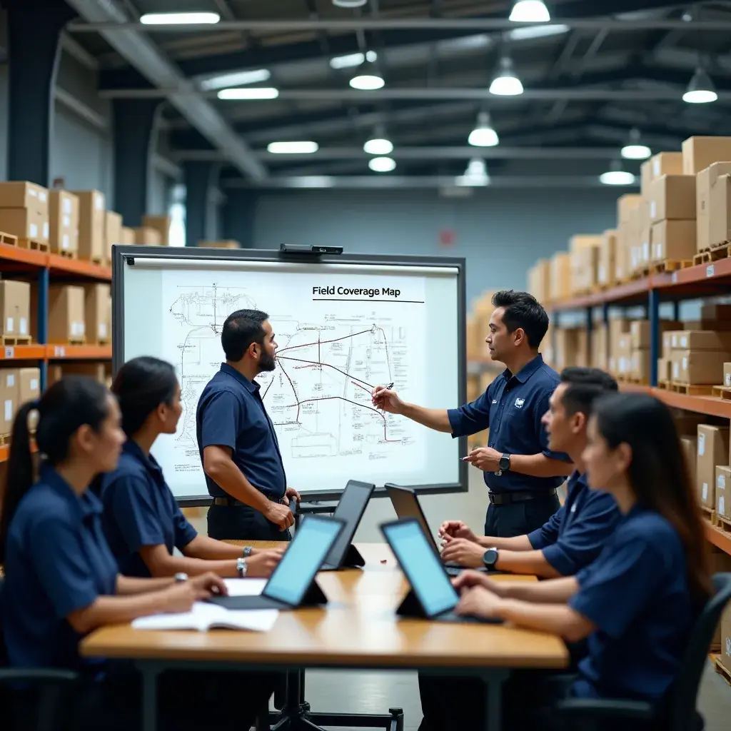 Modern office environment