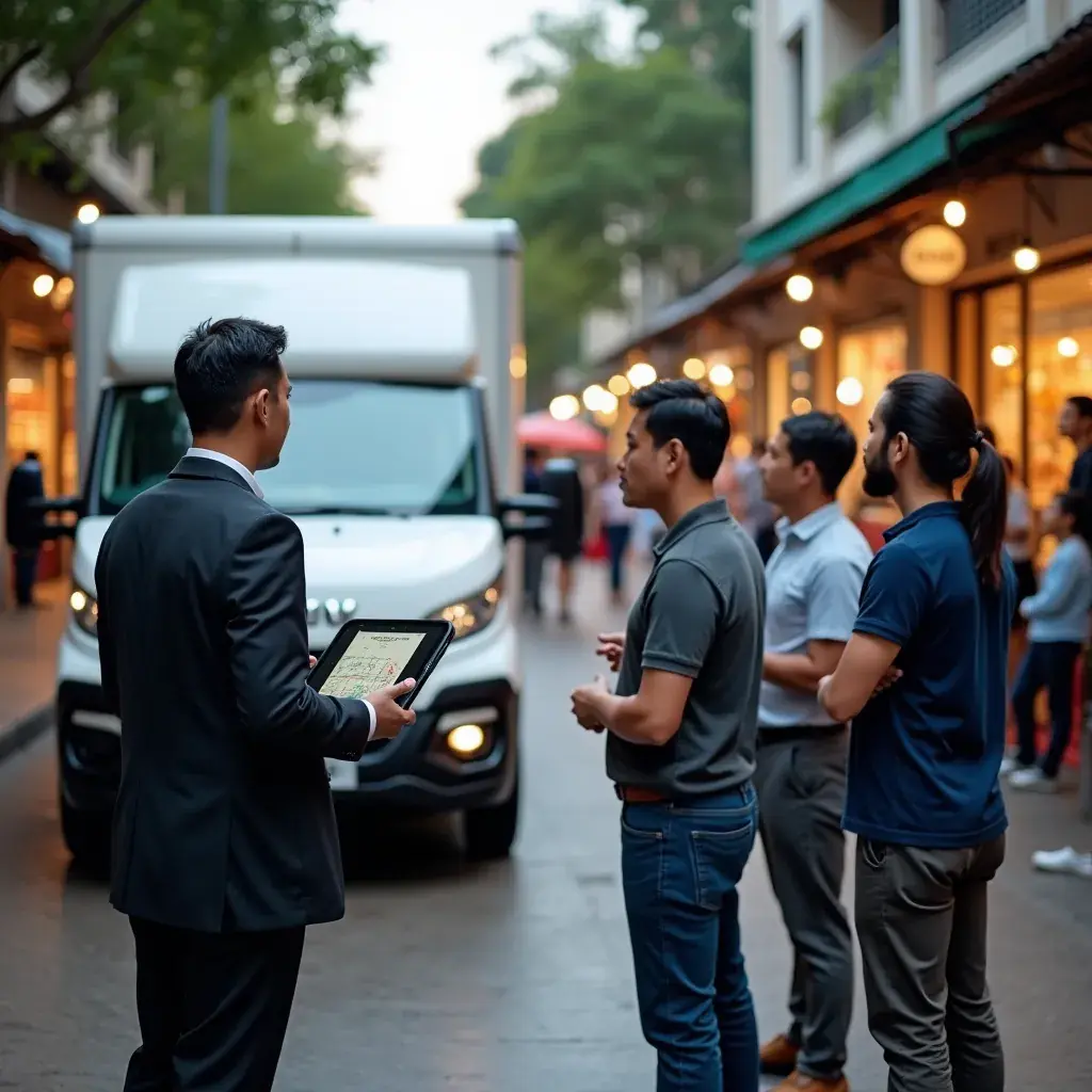 Professional team collaboration